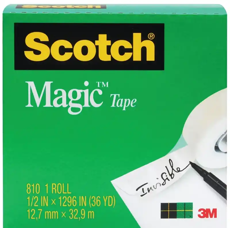 Fresh Stock Scotch Magic 810 Office Tape, 1296 in L, 3/4 in W, Acetate Backing