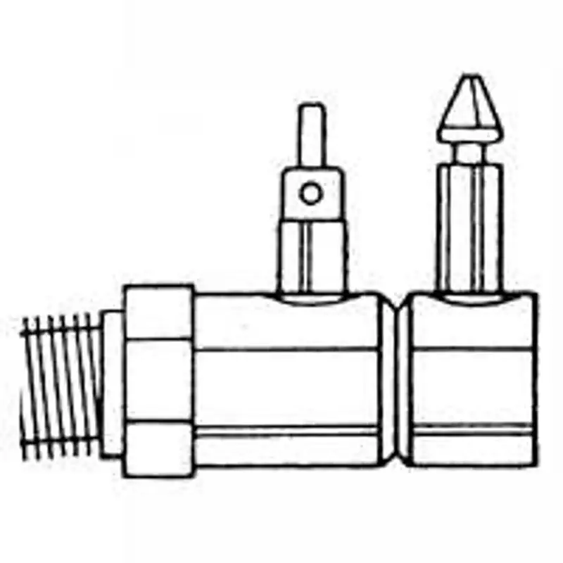 US Hardware M-016C Fuel Line Fitting, Brass While Supplies Last