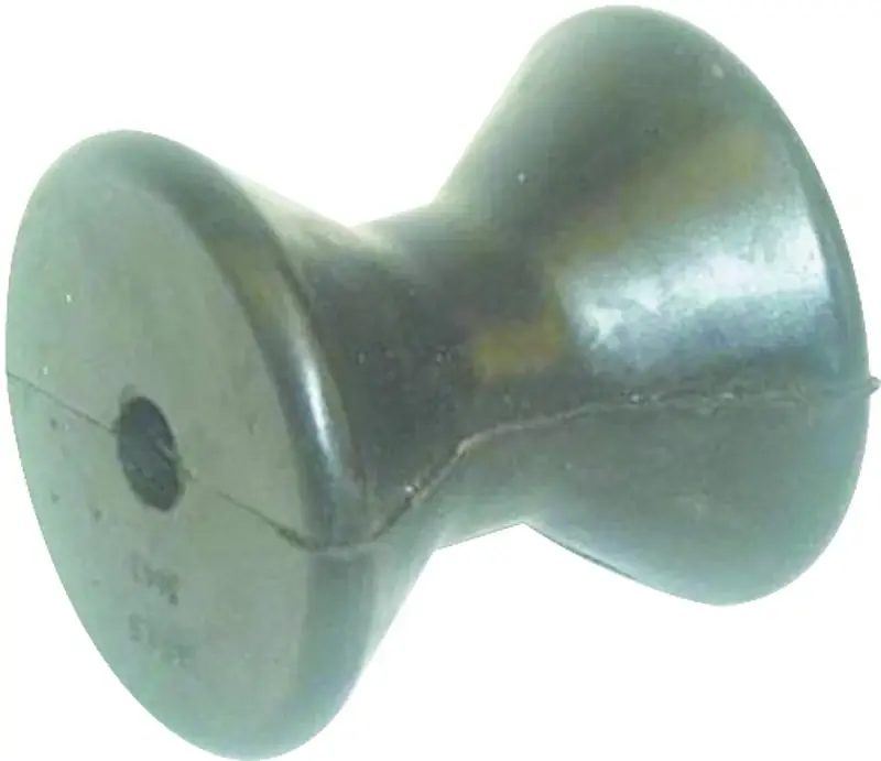 Certified US Hardware M-280C Trailer Bow Stop, Rubber, Black
