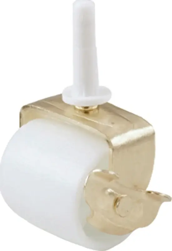 Shepherd Hardware 9536 Bed Roller, 2-1/8 in Dia Wheel, 125 lb Load, White Authentic