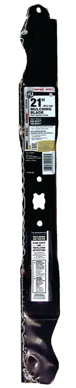 Top Rated Arnold 490-100-M084 Mulching Blade, 21 in L, Carbon Steel