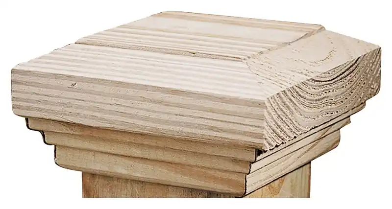 Discount UFP 105701 Post Cap, 6 in L, 6 in W, Wood