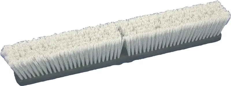 Birdwell 2025-12 Broom Head, Gray, Threaded, Polypropylene/Polystyrene Bristle Must Have