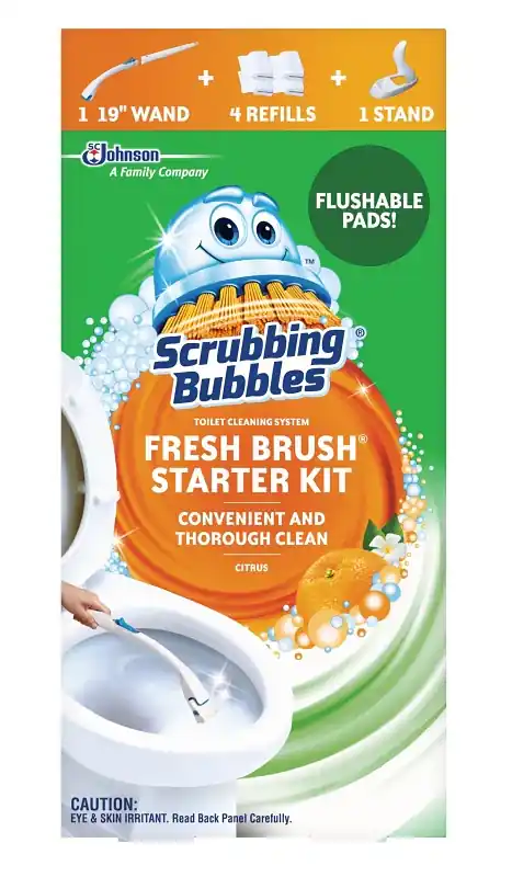 Scrubbing Bubbles Fresh Brush 00079 Toilet Cleaning System Authentic
