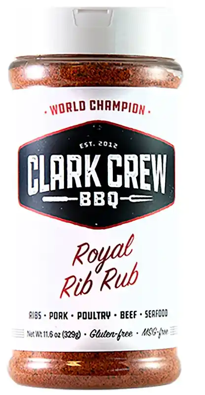 Clark Crew BBQ Clark Crew CL00312 BBQ Royal Rib Rub, 11.6 oz Latest