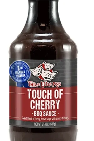 Three Little Pigs OW85507 BBQ Sauce, Touch of Cherry, 21.4 oz Secure Checkout