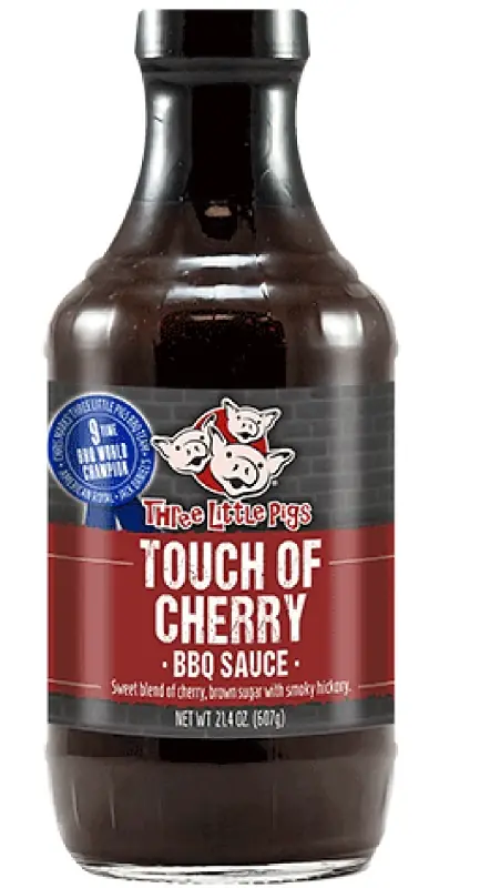 Three Little Pigs OW85507 BBQ Sauce, Touch of Cherry, 21.4 oz Secure Checkout