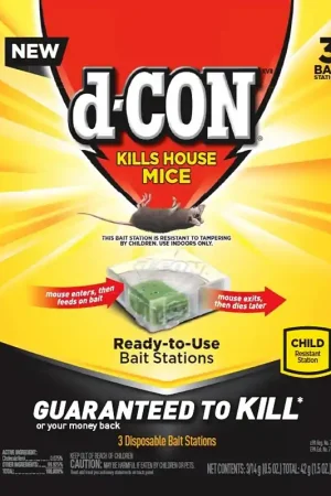 Next Day Delivery d-CON 99427 Mice Bait Station, Solid