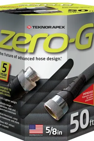 Factory Price Zero-G 4001-50 Garden Hose, 50 ft L, Vinyl, Gray