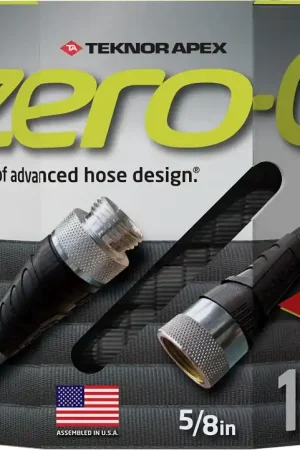 Apex 4001-100 Zero-G Garden Hose, 5/8 in, 100 ft L, Coupling, Fiber, Gray Clearance