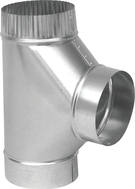 Free Returns Imperial GV0892 Tee, 6 in, 26 Gauge, Steel