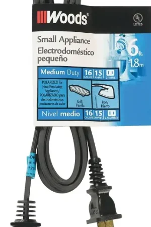 CCI 0292 Extension Cord, 6 ft L, 15 A, 125 V Must Have