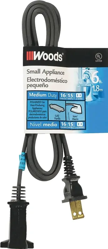 CCI 0292 Extension Cord, 6 ft L, 15 A, 125 V Must Have