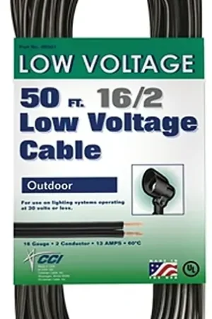 CCI 55213142 Electrical Cable, 16 AWG Wire, 2-Conductor, 50 ft L, 30 V Today Only