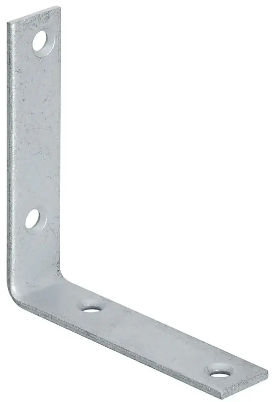 Flash Sale National Hardware 115BC Series N220-202 Corner Brace, 4 in L, 7/8 in W, Galvanized Steel, 0.12 Thick Material