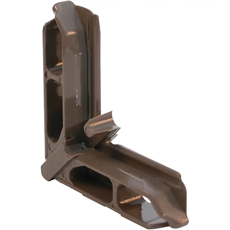 Direct From Factory Make-2-Fit PL 15757 Screen Frame Corner, Plastic, Terratone, For: Andersen Screen Frames, Pack of 10