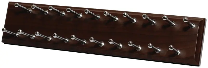 Sale Easy Track RA1200-T Tie Rack, 20-Hook, Truffle