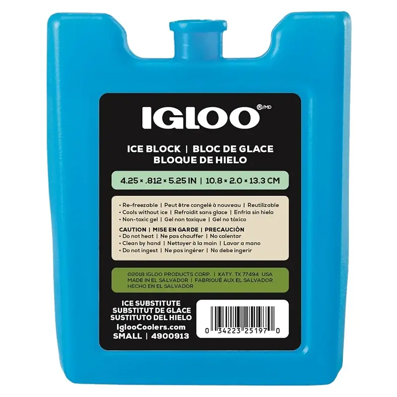 Igloo 00025197 Small Ice Block, Blue Authentic