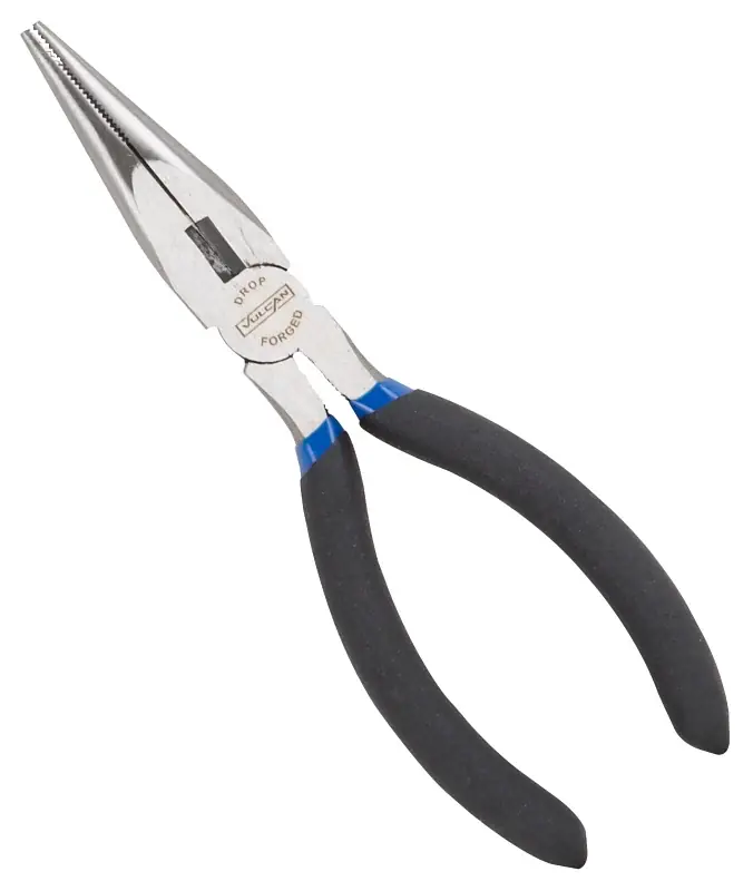 Final Sale Vulcan PC920-34 Pliers, 6-1/4 in OAL, 1.6 mm Cutting Capacity, 4.7 cm Jaw Opening, Black Handle, Non-Slip Grip Handle