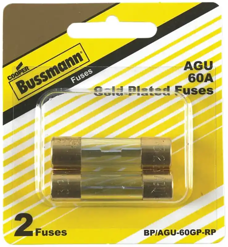 Hassle-Free Returns Bussmann BP/AGU-60GP-RP Ferrule Fuse, 60 A