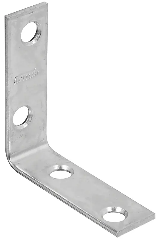 National Hardware 115BC Series N266-361 Corner Brace, 2 in L, 5/8 in W, Steel, Zinc, 0.08 Thick Material, Pack of 40 Big Sale