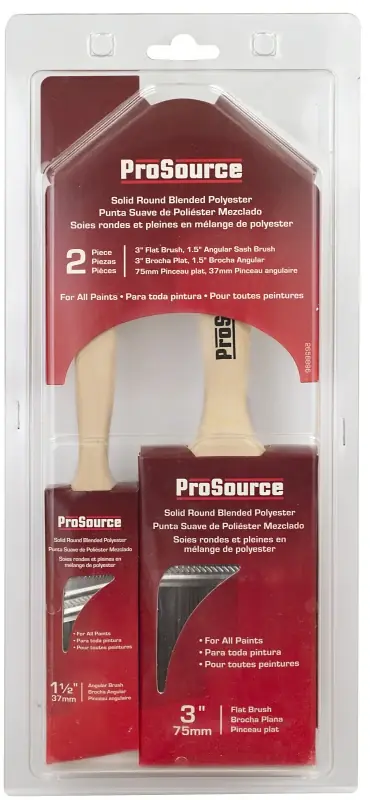 Next Day Delivery ProSource OR A 11602 S Paint Brush Set, General-Purpose, 1-1/2, 3 in Brush, 2 -Brush