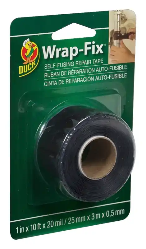 Same Day Shipping Duck 442055 Electrical Tape, 10 ft L, 1 in W, Black