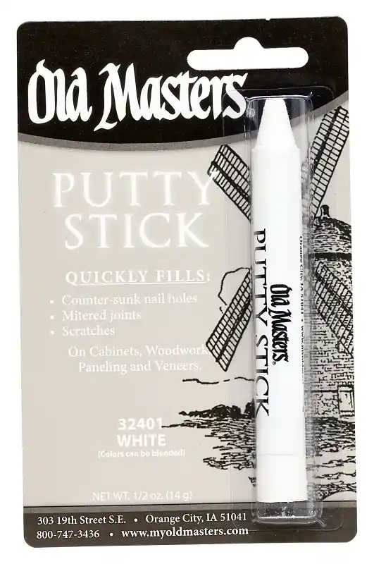 Old Masters 32401 Putty Stick, Solid, White, 1/2 oz Markdown