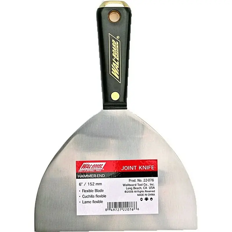 Price Drop Wallboard Tool 22-076 Joint Knife, 6 in W Blade, HCS Blade, Flexible Blade, Soft-Grip Handle, Rubber Handle