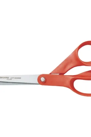 Best Price Fiskars 194500-1009 Multi-Purpose Scissor, 8-13/32 in OAL, 3-5/8 in L Cut, Stainless Steel Blade, Bent, Ergonomic Handle