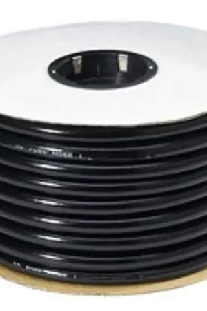 Abbott Rubber T22005004/RFKG Fuel Hose, 50 ft L, 3/8 in ID, 5/8 in OD, 80 psi Pressure, PVC, Black Brand New