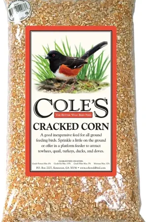 Cole's CC10 Cracked Corn Wild Bird Food, Straight, Seed, 10 lb Bag Hot Picks