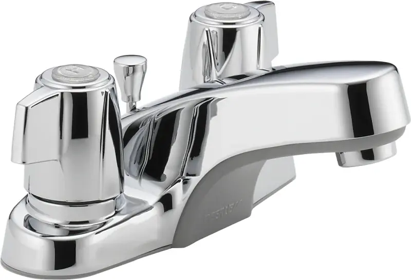 Peerless P246LF Bathroom Faucet, 1.2 gpm, 2-Handle, Metal, Chrome Plated, Lever Handle, Standard Spout Don't Miss Out
