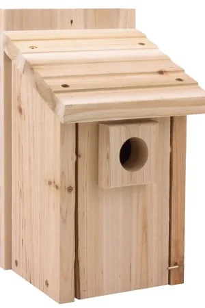 Stokes Select 38078 Bluebird Nesting House, 7.6 in W, 7.3 in D, 12.7 in H, Cedar Wood, Pack of 2 Super Sale