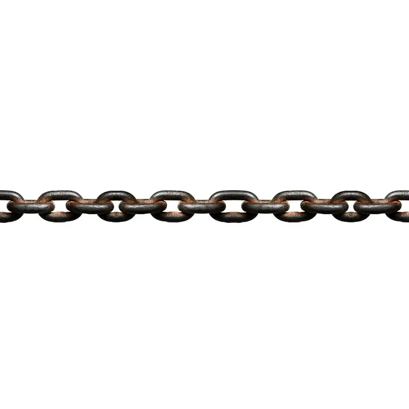Must Have Baron HT4338P High-Test Chain, 3/8 in, 63 ft L, 5400 lb Working Load, 43 Grade