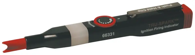 Calterm Tru-Spark 66331 Ignition Firing Indicator with Pocket Clip, LED Display, Black Professional Grade