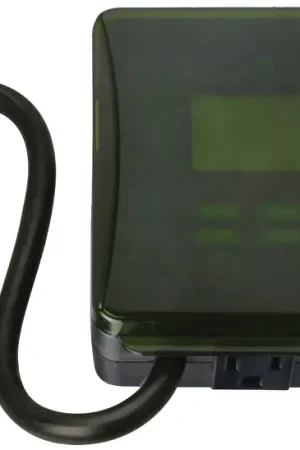 Woods 50015 Digital Timer, 15 A, 125 V, 1875 W, 2 -Outlet, 7 days Time Setting, 20 On/Off Cycles Per Day Cycle Special Offer