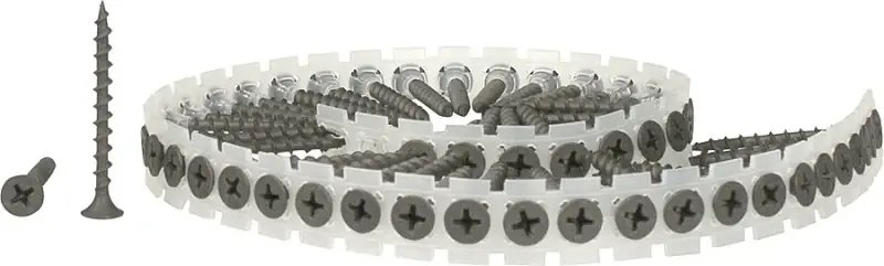 Discount Senco 06A Series 06A162P Screw, #6 Thread, 1-5/8 in L, Bugle Head, #2 Drive, Steel, Phosphate