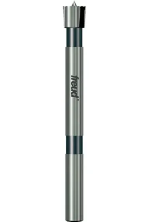 Crafted Freud Precision Shear PB-002 Forstner Bit, 3/8 in Dia, 3-1/2 in OAL, 1/4 in Dia Shank