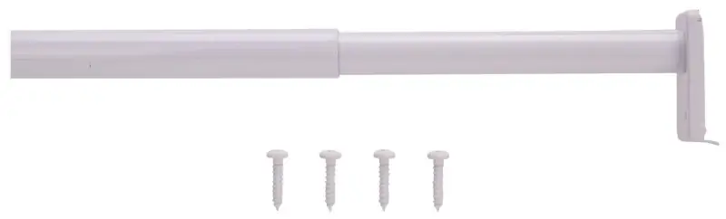 Last Chance ProSource 21012PHX-PS Adjustable Closet Rod, 18 to 30 in L, Steel