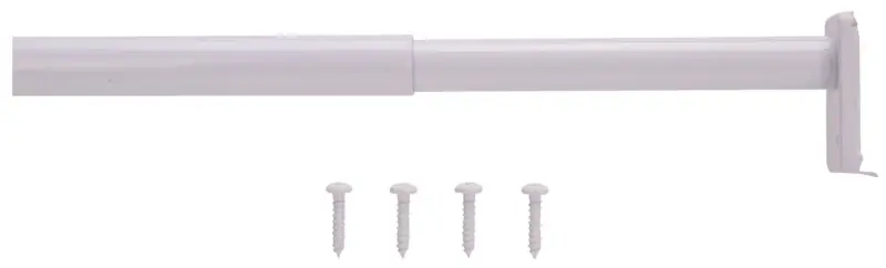 ProSource 21013PHX-PS Adjustable Closet Rod, 30 to 48 in L, Steel Authentic