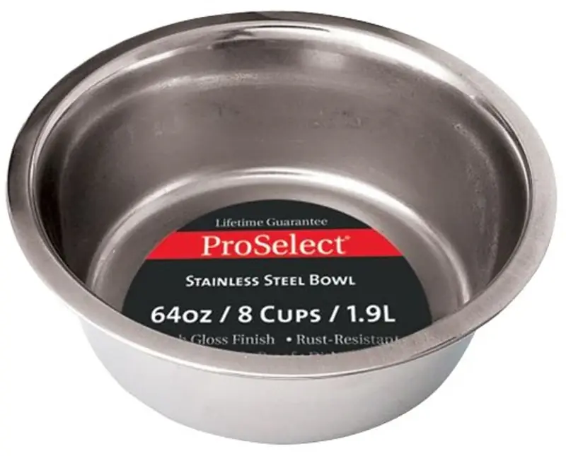HiLo ZW150 64/56620 Pet Feeding Dish, M, 2 qt Volume, Stainless Steel Don't Miss Out