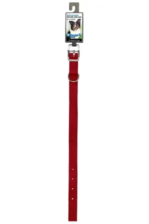 Affordable PDQ 2971601 Dog Collar, 16 in L, 3/4 in W, Nylon, Red