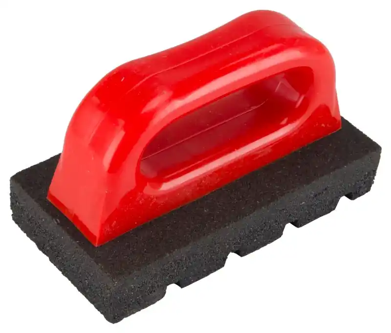 Deal Vulcan 310813L Rubbing Brick, 1 in Thick Blade, Silicone Carbide Abrasive, Plastic Handle