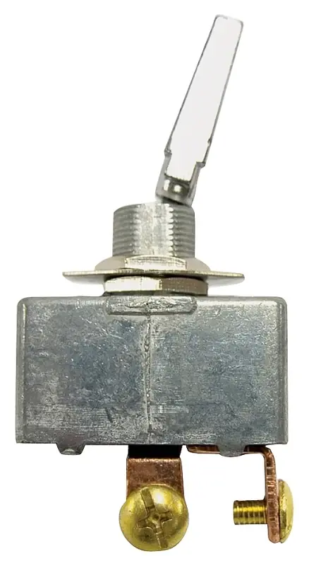 Fresh Stock Calterm 41770 Switch, 35 A, 12 VDC, Screw Terminal, Chrome Housing Material, Black/Silver