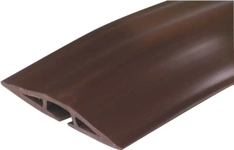 Best Price Wiremold CDB-5 Cord Protector, 5 ft L, 2-1/2 in W, Rubber, Brown