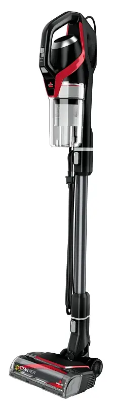 4214 Bissell CleanView Pet Slim Corded Stick Vacuum, 0.5 L Vacuum, Black/Mambo Red Best Seller