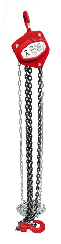 Acorn Hardware 400 Series 420 Chain Block, 2 ton, 10 ft H Lifting, 16-9/16 in Between Hooks Flash Sale