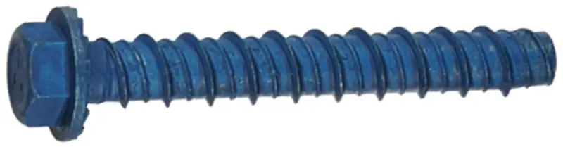 Tapcon 11413 Screw Anchor, Hex Drive, Steel, Metallic, 10 PK Flash Sale
