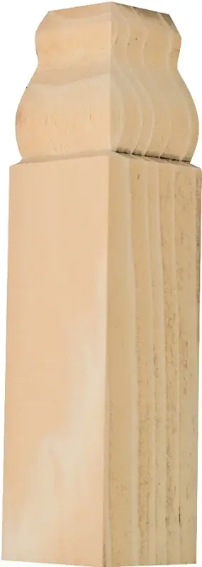 Big Sale Waddell IBTB52 Trim Block Moulding, 6-1/2 in L, 1-1/8 in W, 1-1/8 in Thick, Pine Wood